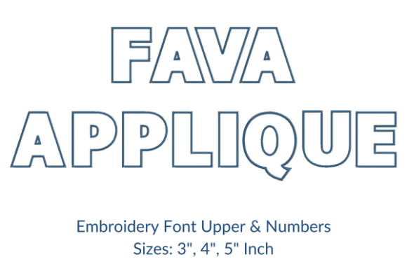 Fava Applique Font